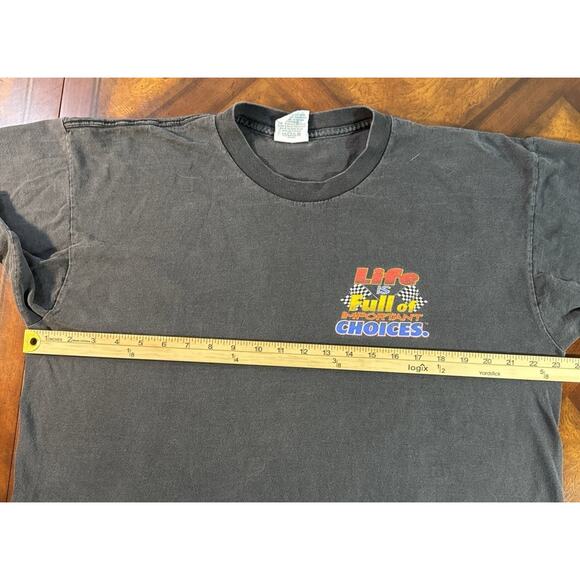 Graphic Muscle Cars Vintage T-Shirt Men Sz XL Life Is Full Of Important Choices - Picture 5 of 10